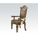 The appearance of Vendome Arm Chair (Gold Patina) (Set of 2) designed by ACME in the rustic / southwestern interior design. This gold patina piece of furniture was selected by 1StopBedrooms from Vendome Collection to add a touch of cosiness and style into your home. Sku: 63004. Material: Vinyl.