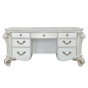 Vendome Vanity Desk In Beige and Silver
