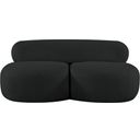The appearance of Venti Boucle Fabric Loveseat In Black designed by Meridian in the modern / contemporary interior design. This black piece of furniture was selected by 1StopBedrooms from Venti Collection to add a touch of cosiness and style into your home. Sku: 140Black-L. Material: Boucle.