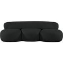 The appearance of Venti Boucle Fabric Sofa In Black designed by Meridian in the modern / contemporary interior design. This black piece of furniture was selected by 1StopBedrooms from Venti Collection to add a touch of cosiness and style into your home. Sku: 140Black-S. Material: Boucle.