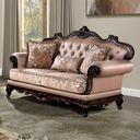The appearance of Veracruz Loveseat In Dark Cherry and Light Brown designed by Furniture of America in the traditional interior design. This dark cherry and light brown piece of furniture was selected by 1StopBedrooms from Veracruz Collection to add a touch of cosiness and style into your home. Sku: FM65002BR-LV. Material: Fabric.