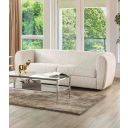 The appearance of Verdal Sofa In Off White designed by Furniture of America in the modern / contemporary interior design. This off white piece of furniture was selected by 1StopBedrooms from Verdal Collection to add a touch of cosiness and style into your home. Sku: FM61001WH-SF. Material: Boucle.