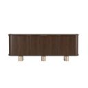 Verge Credenza In Brown and Walnut