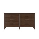 Verge Dresser In Brown and Walnut