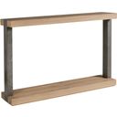The appearance of Verite Verite Console In Light Oak designed by Artistica Home in the modern / contemporary interior design. This light oak piece of furniture was selected by 1StopBedrooms from Verite Collection to add a touch of cosiness and style into your home. Sku: 2240-966. Material: Wood.