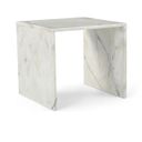 Vernazza Marble End/Side Table In White