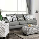 The appearance of Verne Sofa In Grey designed by Furniture of America in the transitional interior design. This grey piece of furniture was selected by 1StopBedrooms from Verne Collection to add a touch of cosiness and style into your home. Sku: SM8330-SF. Material: Wood.