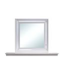 The appearance of Verona Mirror In Pearl White designed by Glory in the modern / contemporary interior design. This pearl white piece of furniture was selected by 1StopBedrooms from Verona Collection to add a touch of cosiness and style into your home. Sku: G6735-M. Material: Wood.