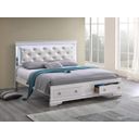 The appearance of Verona Queen Storage Bed In Pearl White designed by Glory in the modern / contemporary interior design. This pearl white piece of furniture was selected by 1StopBedrooms from Verona Collection to add a touch of cosiness and style into your home. Sku: G6735B-QSB Box 1;G6735B-QSB Box 2;G6735B-QSB Box 3;G6735B-QSB Box 4. Bed Type: Storage Bed. Material: Wood. Bed Size: Queen.