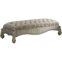 The appearance of Versailles Bench (Bone White) designed by ACME in the rustic / southwestern interior design. This white piece of furniture was selected by 1StopBedrooms from Versailles Collection to add a touch of cosiness and style into your home. Sku: 96540. Material: Fabric.