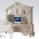 The appearance of Versailles Executive Computer Desk with Hutch In Bone White designed by ACME in the rustic / southwestern interior design. This bone white piece of furniture was selected by 1StopBedrooms from Versailles Collection to add a touch of cosiness and style into your home. Sku: 92278TOP;92279BASE. Material: Wood.