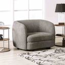 The appearance of Versoix Chair In Charcoal Gray designed by Furniture of America in the modern / contemporary interior design. This charcoal gray piece of furniture  was selected by 1StopBedrooms from Versoix Collection to add a touch of cosiness and style into your home. Sku: FM61003GY-CH. Material: Boucle.