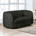 The appearance of Versoix Loveseat In Black designed by Furniture of America in the modern / contemporary interior design. This black piece of furniture was selected by 1StopBedrooms from Versoix Collection to add a touch of cosiness and style into your home. Sku: FM61003BK-LV. Material: Boucle.