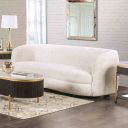The appearance of Versoix Sofa In Off White designed by Furniture of America in the modern / contemporary interior design. This off white piece of furniture  was selected by 1StopBedrooms from Versoix Collection to add a touch of cosiness and style into your home. Sku: FM61003WH-SF. Material: Boucle.