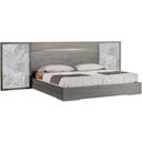 The appearance of Victoria Queen Bed In Grey designed by J&M in the modern / contemporary interior design. This grey piece of furniture was selected by 1StopBedrooms from Victoria Collection to add a touch of cosiness and style into your home. Sku: 18699-Q. Bed Type: Platform Bed. Bed Size: Queen. Material: MDF.