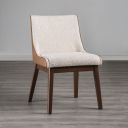 The appearance of Viken Side Chair Set of 2 In Walnut and Beige designed by Furniture of America in the modern / contemporary interior design. This walnut and beige piece of furniture was selected by 1StopBedrooms from Viken Collection to add a touch of cosiness and style into your home. Sku: FM3213WN-SC-2PK. Material: Fabric.