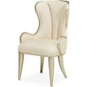 The appearance of Villa Cherie Desk Chair In Chardonnay designed by Michael Amini in the transitional interior design. This chardonnay piece of furniture was selected by 1StopBedrooms from Villa Collection to add a touch of cosiness and style into your home. Sku: N9008244-822. Material: Polyester.
