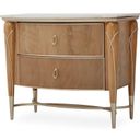 The appearance of Villa Cherie Nightstand In Caramel designed by Michael Amini in the transitional interior design. This caramel piece of furniture was selected by 1StopBedrooms from Villa Collection to add a touch of cosiness and style into your home. Sku: N9008040-134. Material: Marble.