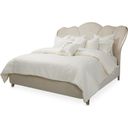 The appearance of Villa Cherie Queen Channel Tufted Bed In Caramel designed by Michael Amini in the transitional interior design. This caramel piece of furniture was selected by 1StopBedrooms from Villa Collection to add a touch of cosiness and style into your home. Sku: N9008012-134;N9008132-134;9000238-00. Bed Type: Panel Bed. Material: Polyester. Bed Size: Queen.