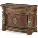 The appearance of Villa Valencia Bachelor's Chest designed by Michael Amini in the traditional interior design. This brown piece of furniture was selected by 1StopBedrooms from Villa Valencia Collection to add a touch of cosiness and style into your home. Sku: 72042-55. Material: Stone.