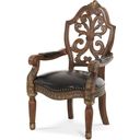 The appearance of Villa Valencia Classic Chestnut Desk Chair designed by Michael Amini in the traditional interior design. This chestnut piece of furniture was selected by 1StopBedrooms from Villa Valencia Collection to add a touch of cosiness and style into your home. Sku: 72044-55. Material: Wood.