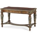 The appearance of Villa Valencia Writing Desk In Chestnut designed by Michael Amini in the traditional interior design. This chestnut piece of furniture was selected by 1StopBedrooms from Villa Valencia Collection to add a touch of cosiness and style into your home. Sku: 72277T-55;72277B-55. Material: Wood.