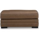 The appearance of VillaCourt Ottoman In Caramel designed by Signature Design by Ashley in the modern / contemporary interior design. This caramel piece of furniture was selected by 1StopBedrooms from VillaCourt Collection to add a touch of cosiness and style into your home. Sku: 7490914. Material: Faux Leather.