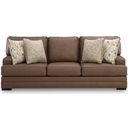 The appearance of VillaCourt Sofa In Caramel designed by Signature Design by Ashley in the modern / contemporary interior design. This caramel piece of furniture was selected by 1StopBedrooms from VillaCourt Collection to add a touch of cosiness and style into your home. Sku: 7490938. Material: Faux Leather.