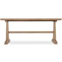 The appearance of Vineyard Row Friendship Table In Light Wood designed by Hooker in the transitional interior design. This light wood piece of furniture was selected by 1StopBedrooms from Vineyard Row Collection to add a touch of cosiness and style into your home. Sku: 6952-75206-80. Table Top Shape: Rectangular. Size: 36" x 84". Material: Hickory.