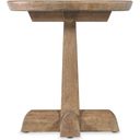 The appearance of Vineyard Row Round Pedestal End Table In Light Wood designed by Hooker in the transitional interior design. This light wood piece of furniture  was selected by 1StopBedrooms from Vineyard Row Collection to add a touch of cosiness and style into your home. Sku: 6952-80216-80. Material: Wood.