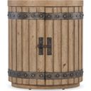 The appearance of Vineyard Row Wine Barrel End Table In Light Wood designed by Hooker in the transitional interior design. This light wood piece of furniture  was selected by 1StopBedrooms from Vineyard Row Collection to add a touch of cosiness and style into your home. Sku: 6952-80115-80. Material: Hickory.