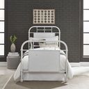 The appearance of Vintage Series Antique White Full Metal Bed designed by Liberty in the transitional interior design. This antique white piece of furniture was selected by 1StopBedrooms from Vintage Series Collection to add a touch of cosiness and style into your home. Sku: 179-BR17HFR-AW. Material: Metal. Bed Size: Full. Bed Type: Metal Bed.