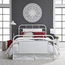 The appearance of Vintage Series Queen Metal Bed - Antique White designed by Liberty in the rustic / southwestern interior design. This antique white piece of furniture  was selected by 1StopBedrooms from Vintage Series Collection to add a touch of cosiness and style into your home. Sku: 179-BR13HFR-AW. Material: Metal. Bed Size: Queen. Bed Type: Metal Bed.
