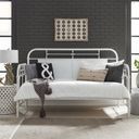 The appearance of Vintage Series Twin Metal Day Bed - Antique White designed by Liberty in the rustic / southwestern interior design. This antique white piece of furniture was selected by 1StopBedrooms from Vintage Series Collection to add a touch of cosiness and style into your home. Sku: 179-BR11TB-AW. Bed Type: Daybed. Material: Metal. Bed Size: Twin.