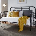 The appearance of Vintage Series Twin Metal Day Bed In Black designed by Liberty in the rustic / southwestern interior design. This black piece of furniture was selected by 1StopBedrooms from Vintage Series Collection to add a touch of cosiness and style into your home. Sku: 179-BR11TB-B. Bed Type: Daybed. Material: Metal. Bed Size: Twin.
