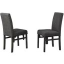 The appearance of Vitaliya 19.5 Inch Wood Dining Side Chair Set of 2 In Black designed by Best Master Furniture in the transitional interior design. This black piece of furniture was selected by 1StopBedrooms from Vitaliya Collection to add a touch of cosiness and style into your home. Sku: CD038DWC. Material: Wood.