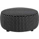 The appearance of Viviani Ottoman In Black designed by Furniture of America in the transitional interior design. This black piece of furniture was selected by 1StopBedrooms from Viviani Collection to add a touch of cosiness and style into your home. Sku: FM61007BK-OT. Material: Chenille.