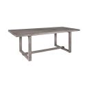 The appearance of Vivid Outdoor Patio Dining Table In Gray Eucalyptus designed by Armen Living in the modern / contemporary interior design. This gray eucalyptus piece of furniture  was selected by 1StopBedrooms from Vivid Collection to add a touch of cosiness and style into your home. Sku: LCVIDIGRYEUC. Table Top Shape: Rectangular. Material: Eucalyptus.