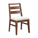 Voss Ladderback Upholstered Side Chair Set of 2 In Sable