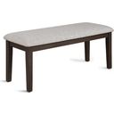 The appearance of Wagner Bench In Brown designed by Crown Mark in the transitional interior design. This brown piece of furniture  was selected by 1StopBedrooms from Wagner Collection to add a touch of cosiness and style into your home. Sku: 2326-BENCH. Material: MDF.