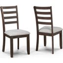 The appearance of Wagner Side Chair Set of 2 In Brown designed by Crown Mark in the transitional interior design. This brown piece of furniture  was selected by 1StopBedrooms from Wagner Collection to add a touch of cosiness and style into your home. Sku: 2326S. Material: MDF.