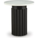 The appearance of Wainstone Accent Table In Black and White designed by Signature Design by Ashley in the modern / contemporary interior design. This black/white piece of furniture was selected by 1StopBedrooms from Wainstone Collection to add a touch of cosiness and style into your home. Sku: A4000724.