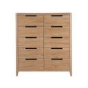 The appearance of Walker Drawer Chest In Organic Natural Oak designed by Universal in the modern / contemporary interior design. This organic natural oak piece of furniture was selected by 1StopBedrooms from Modern Collection to add a touch of cosiness and style into your home. Sku: U352150. Material: Wood.