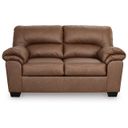 Walker Point Loveseat In Caramel