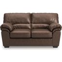 The appearance of Walker Point Loveseat In Umber designed by Signature Design by Ashley in the modern / contemporary interior design. This umber piece of furniture was selected by 1StopBedrooms from Walker Point Collection to add a touch of cosiness and style into your home. Sku: NC2770535. Material: Faux Leather.
