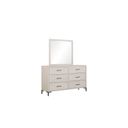 The appearance of Wallburg Dresser in Branch designed by FD Home in the modern / contemporary interior design. This branch piece of furniture was selected by 1StopBedrooms from Wallburg Collection to add a touch of cosiness and style into your home. Sku: 7210-05. Material: Solid Oak.