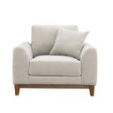 The appearance of Watton Chair In Light Gray designed by Furniture of America in the modern / contemporary interior design. This light gray piece of furniture  was selected by 1StopBedrooms from Watton Collection to add a touch of cosiness and style into your home. Sku: FM64008TP-CH. Material: Chenille.