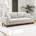 The appearance of Watton Sofa In Light Gray designed by Furniture of America in the modern / contemporary interior design. This light gray piece of furniture  was selected by 1StopBedrooms from Watton Collection to add a touch of cosiness and style into your home. Sku: FM64008TP-SF. Material: Chenille.