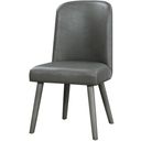 The appearance of Waylon Side Chair (Set of 2) designed by ACME in the transitional interior design. This gray oak piece of furniture was selected by 1StopBedrooms from Waylon Collection to add a touch of cosiness and style into your home. Sku: 72202. Material: Wood.