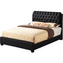The appearance of Glory Furniture G1500 King Button-Tufted Bed in Black designed by Glory in the traditional interior design. This black piece of furniture was selected by 1StopBedrooms from G1500 Collection to add a touch of cosiness and style into your home. Sku: G1500C-KB-UP-King Bed Headboard & Footboard & Rails. Bed Type: Panel Bed. Material: Upholstered. Bed Size: King.